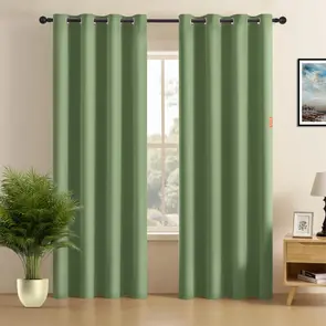 A variety of curtains