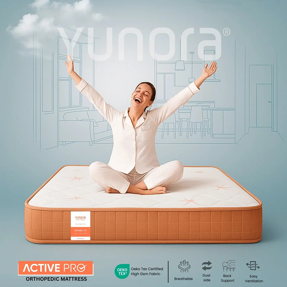 yunora active pro orthopedic mattress